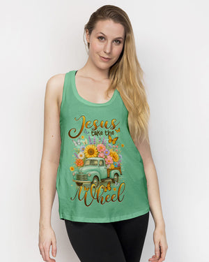 Jesus Take The Wheel Women's All Over Print Shirt - Typq2310252