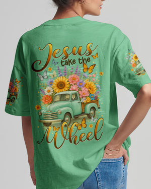 Jesus Take The Wheel Women's All Over Print Shirt - Typq2310252