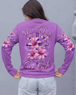 Blessed Are The Pure In Heart Women's All Over Print Shirt - Typq2703262