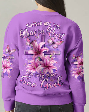 Blessed Are The Pure In Heart Women's All Over Print Shirt - Typq2703262