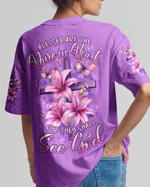 Blessed Are The Pure In Heart Women's All Over Print Shirt - Typq2703262