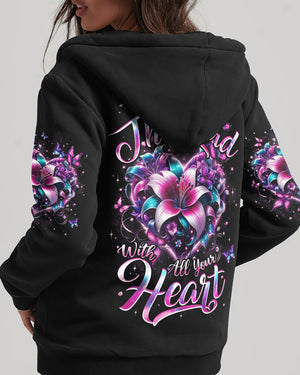 Trust In The Lord With All Your Heart Women's All Over Print Shirt - Typq2802261