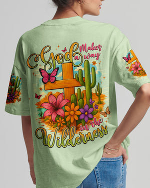 God Makes A Way In The Wilderness Women's All Over Print Shirt - Typq3007254