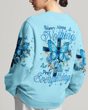 Pray About Everything Women's All Over Print Shirt - Tyqy0201251