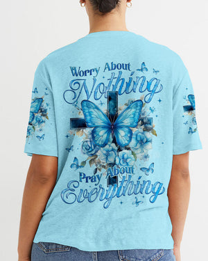Pray About Everything Women's All Over Print Shirt - Tyqy0201251