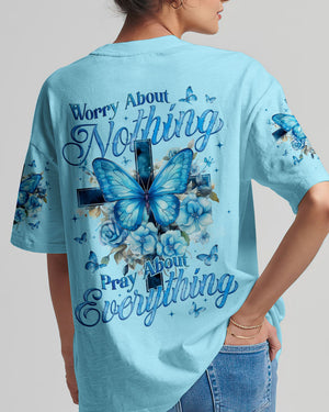 Pray About Everything Women's All Over Print Shirt - Tyqy0201251