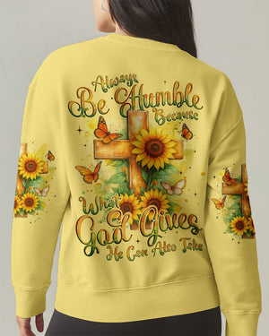Always Be Humble Women's All Over Print Shirt - Tyqy0206254