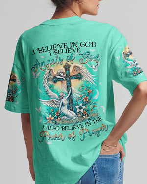 I Believe Angels Of God Women's All Over Print Shirt - Tyqy0208242