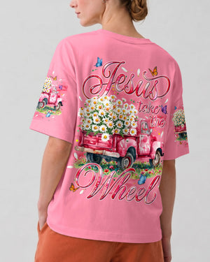 Jesus Take The Wheel Daisy Truck Women's All Over Print Shirt - Tyqy0308262