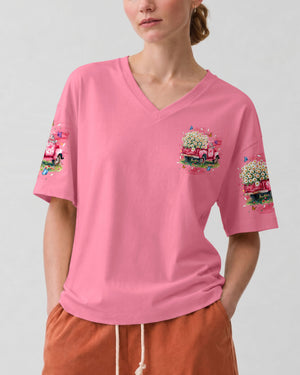 Jesus Take The Wheel Daisy Truck Women's All Over Print Shirt - Tyqy0308262