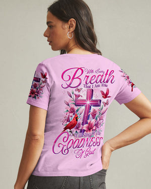I Will Sing Of The Goodness Of God Cardinals Women's All Over Print Shirt - Tyqy0503252