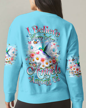 I Believe There Are Angels Among Us Hummingbird Women's All Over Print Shirt - Tyqy0602262