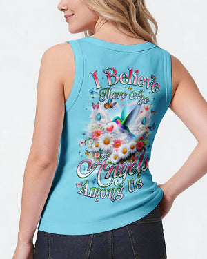 I Believe There Are Angels Among Us Hummingbird Women's All Over Print Shirt - Tyqy0602262