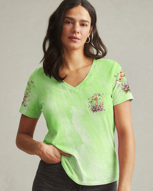 Just Breathe Women's All Over Print Shirt - Tyqy0609241