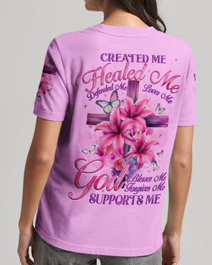 God Blesses Me Women's All Over Print Shirt - Tyqy0701252