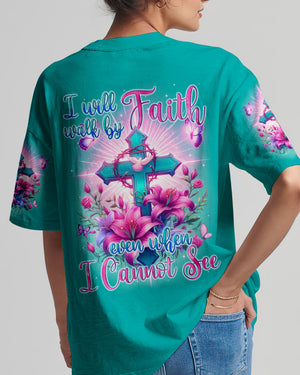 I Will Walk By Faith Women's All Over Print Shirt - Tyqy0805243
