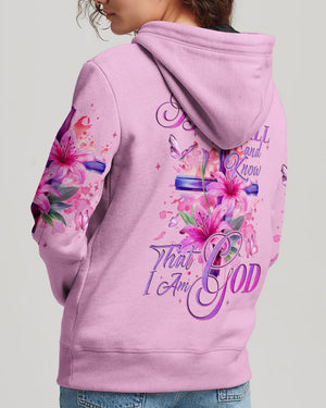 Be Still And Know That I Am God Women's All Over Print Shirt - Tyqy0903242