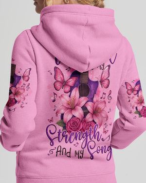 The Lord Is My Strength And My Song Guitar Women's All Over Print Shirt - Tyqy0904254