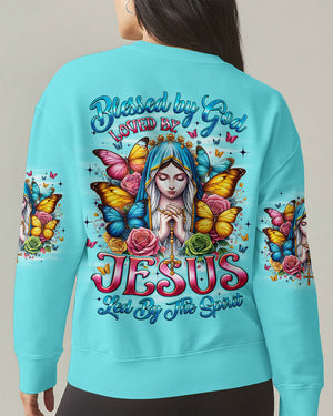 Blessed By God Cross Women's All Over Print Shirt - Tyqy0909253