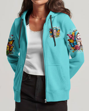 Blessed By God Cross Women's All Over Print Shirt - Tyqy0909253