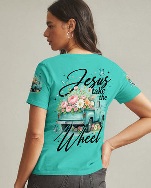 Jesus Take The Wheel Women's All Over Print Shirt - Tyqy0910251
