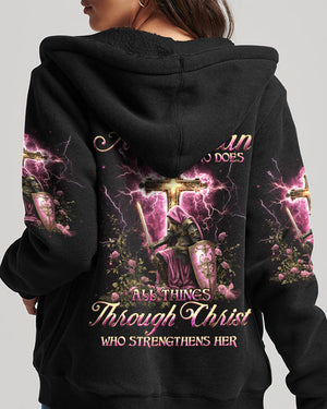 Never Underestimate A Woman Women's All Over Print Shirt - Tyqy0912242