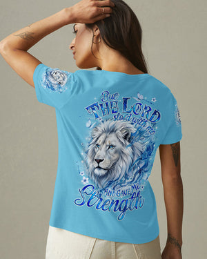 The Lord Stood With Me Lion Women's All Over Print Shirt - Tyqy1001262