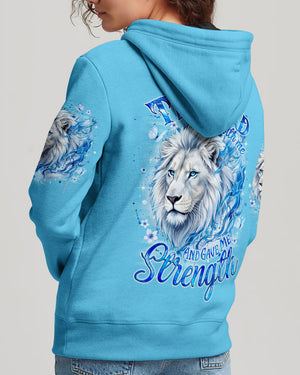 The Lord Stood With Me Lion Women's All Over Print Shirt - Tyqy1001262