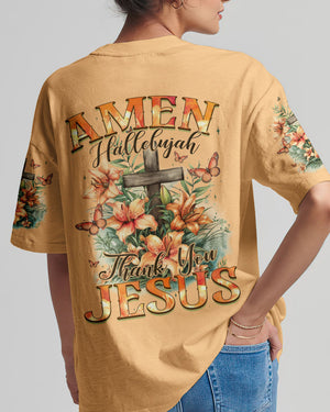 Thank You Jesus Women's All Over Print Shirt - Tyqy1009244