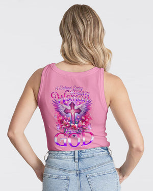 Behind Every Strong Woman There Is God Women's All Over Print Shirt - Tyqy1106241