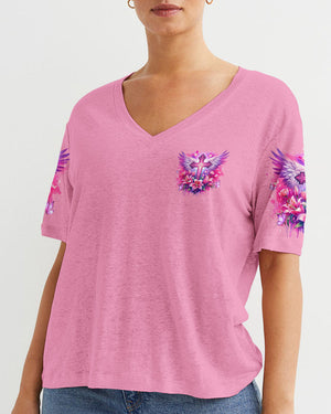 Behind Every Strong Woman There Is God Women's All Over Print Shirt - Tyqy1106241