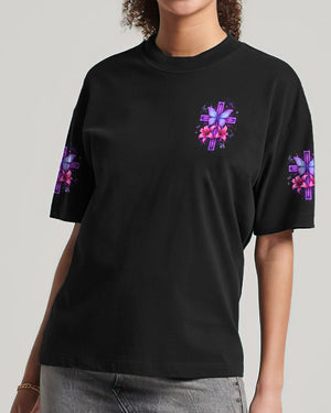 Blessed By God Cross Women's All Over Print Shirt - Tyqy1110253