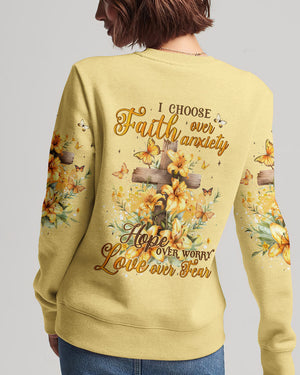 I Choose Faith Hope Love Women's All Over Print Shirt - Tyqy1204244