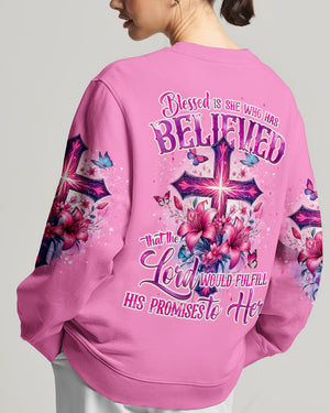 Blessed Is She Who Has Believed Women's All Over Print Shirt - Tyqy1206243