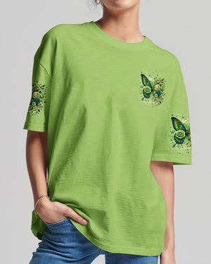 Blessed By God Butterfly Women's All Over Print Shirt - Tyqy1206251