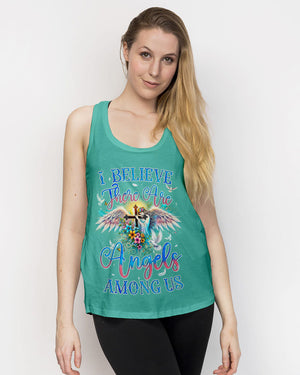 I Believe There Are Angels Among Us Women's All Over Print Shirt - Tyqy1208241
