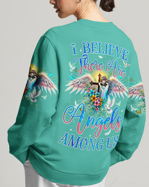 I Believe There Are Angels Among Us Women's All Over Print Shirt - Tyqy1208241