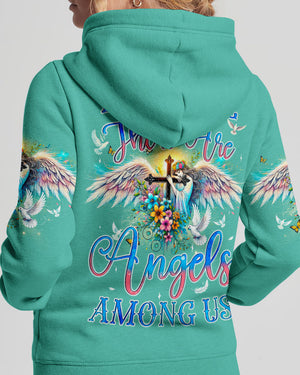 I Believe There Are Angels Among Us Women's All Over Print Shirt - Tyqy1208241
