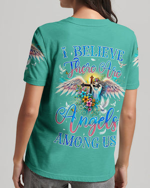 I Believe There Are Angels Among Us Women's All Over Print Shirt - Tyqy1208241