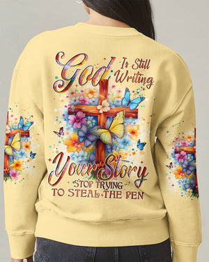 God Is Still Writing Your Story Women's All Over Print Shirt - Tyqy1302254