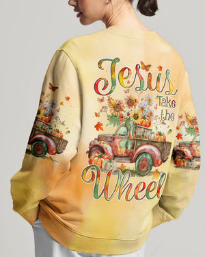 Jesus Take The Wheel Autumn Truck All Over Print Shirt - Tyqy1308242