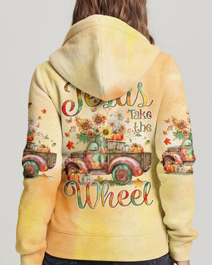 Jesus Take The Wheel Autumn Truck All Over Print Shirt - Tyqy1308242