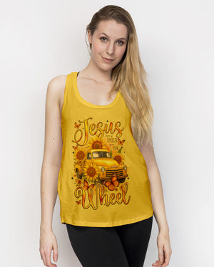 Jesus Take The Wheel Sunflower Women's All Over Print Shirt - Tyqy1309251