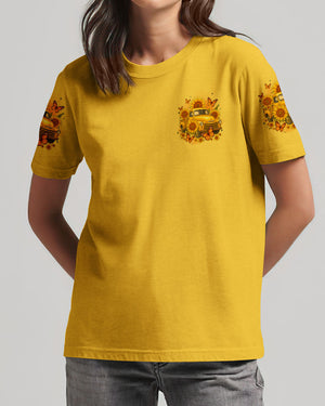 Jesus Take The Wheel Sunflower Women's All Over Print Shirt - Tyqy1309251