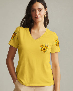 Lord Stood With Me Sunflower Women's All Over Print Shirt - Tyqy1310251