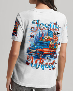Jesus Take The Wheel Women's All Over Print Shirt - Tyqy1405254