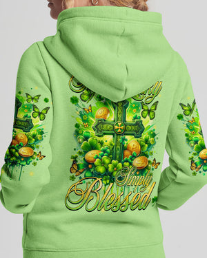 Not Lucky Simply Blessed Patrick's Day All Over Print Shirt - Tyqy1501243