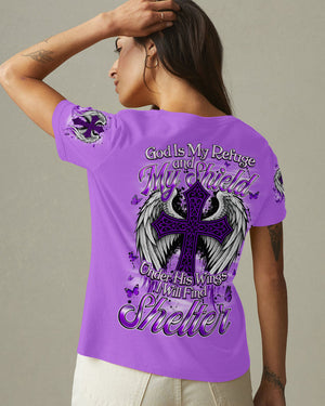God Is My Refuge Women's All Over Print Shirt - Tyqy1509252