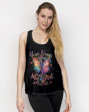 Your Wings And My Heart Butterfly Women's All Over Print Shirt - Tyqy1604243