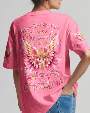 Where The Spirit Of The Lord Women's All Over Print Shirt - Tyqy1606264